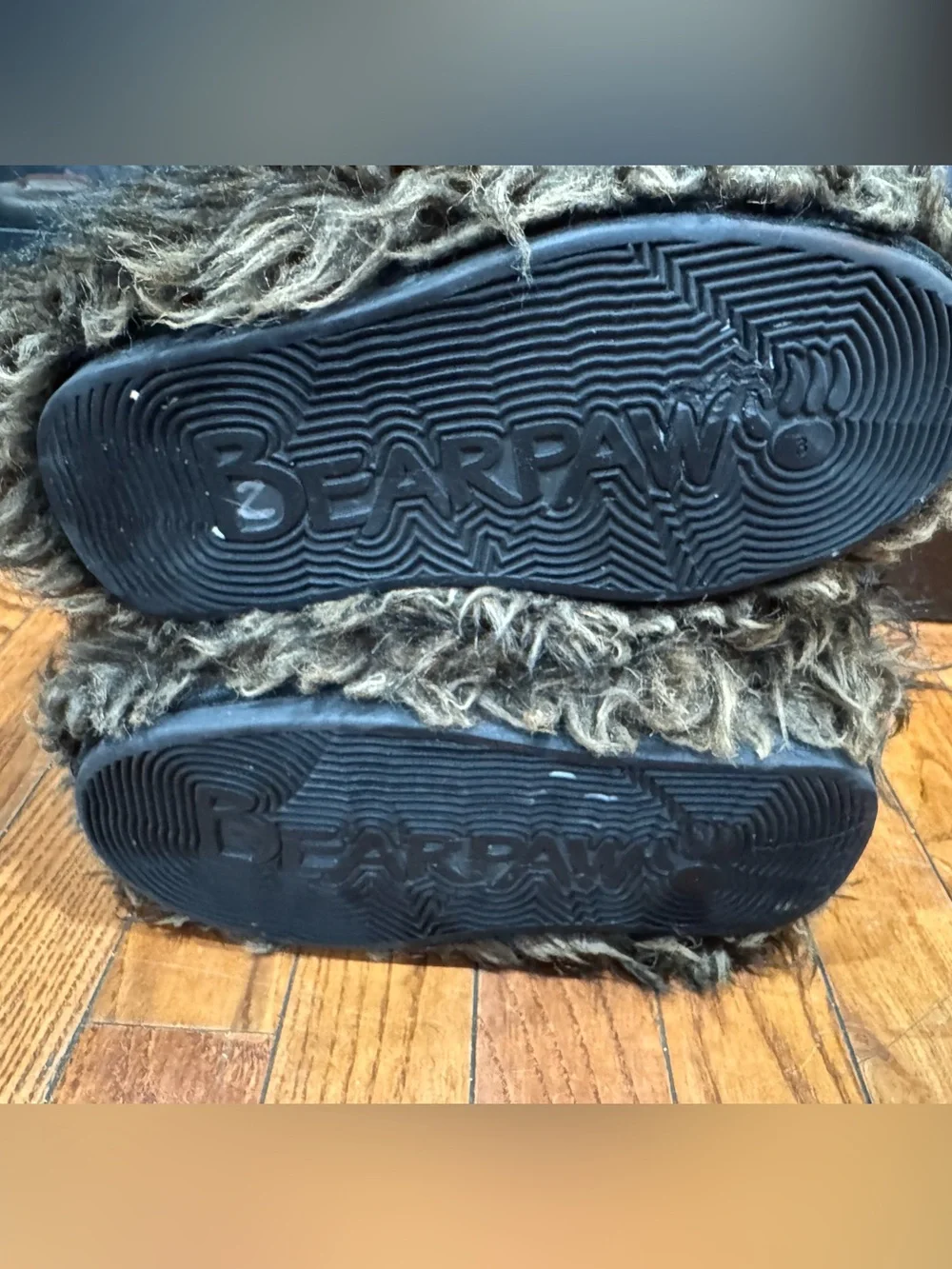 BearPaw Women’s Faux Fur Tall Boot Slippers - Brown - Picture 7 of 8